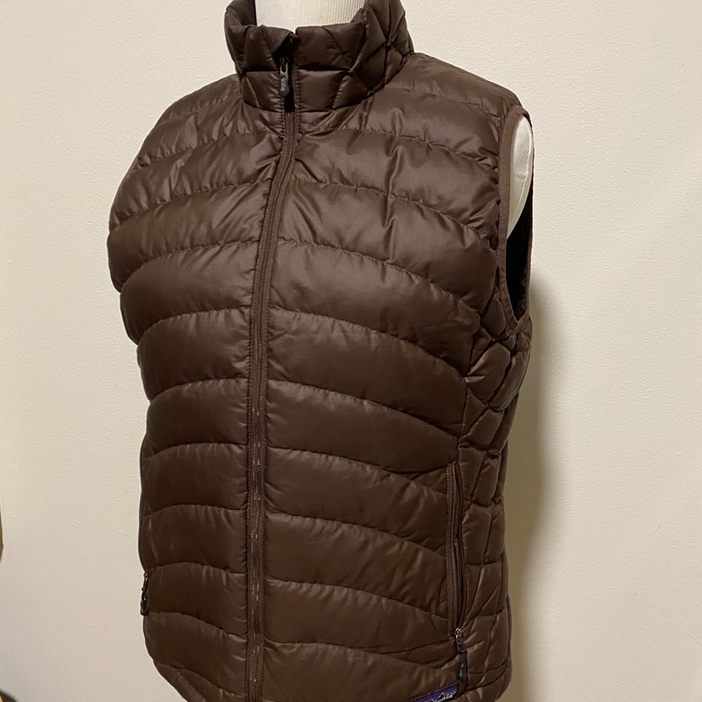 Patagonia Chocolate Brown Down Vest M